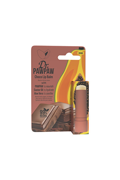Dr.Pawpaw Βάλσαμο χειλιών, με γεύση σοκολάτα και παπάγια, καστορέλαιο και αλό...