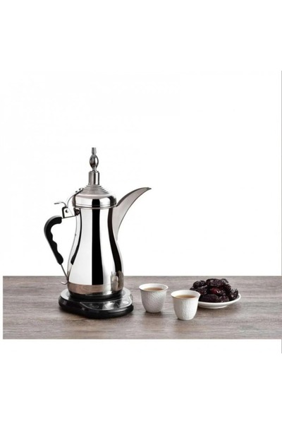 EasyLife Electric Arabic Coffee Pot Dallah Stainless Steel Automatic Coffee W...