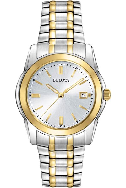 Bulova Classic Men's Watch, two-tone stainless steel, 3 hands, calendar, date...