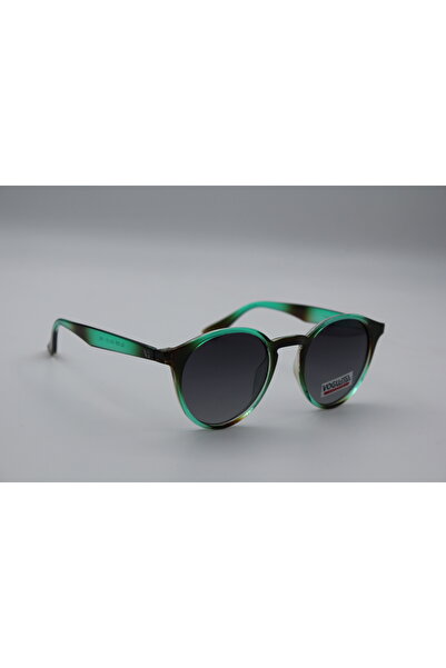 VOGUESSE eyewear - Unisex Yuvarlak Şeffaf Turkuaz Kahve Geçişli Güneş Gözlüğü