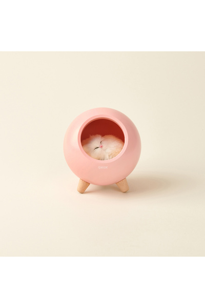Geox Kedi Figürlü Masa Lambası - Pembe