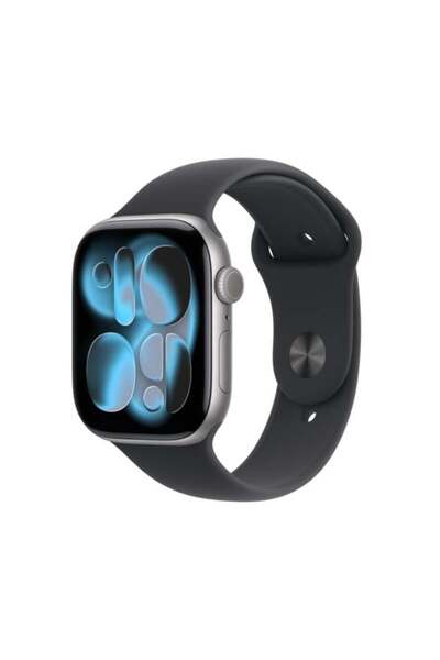 Apple Ceas Watch Series 11 GPS 42mm Carcasă din aluminiu gri spațial cu curea...