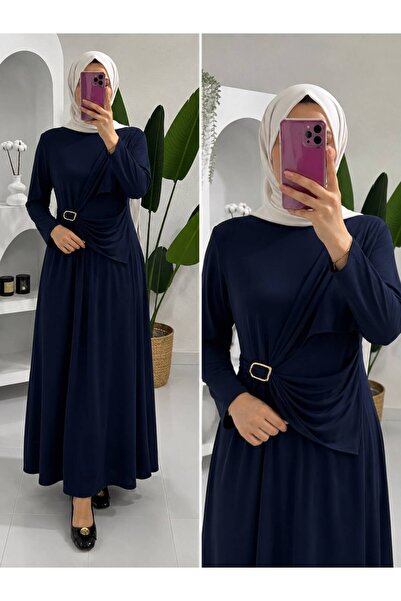 suphan tekstil Sandy Dress with Side Buckle Detail