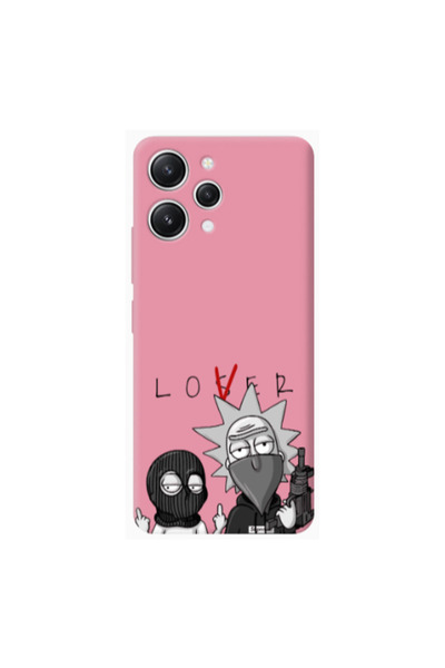Other Xiaomi Redmi 12 Rick Loser Pink Colored Silicone TPU Θήκη