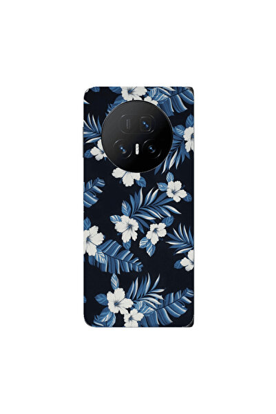 Other Honor Magic V5 flower blue laves Transparent Silicone TPU Θήκη