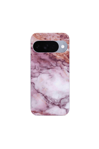 Other Google Pixel 10 Marble Brown And Pink Transparent Silicone TPU Θήκη