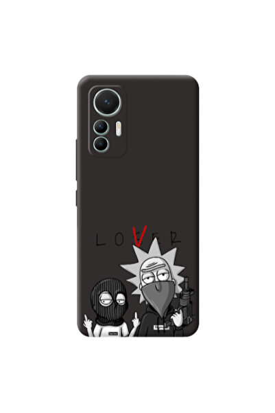 Other Xiaomi Mi 12 Lite Rick Loser Black Colored Silicone TPU Θήκη