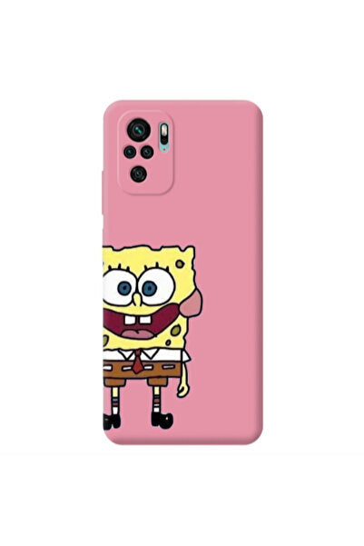 Other Xiaomi Redmi Note 10S Spong 2 Pink Colored Silicone TPU Θήκη