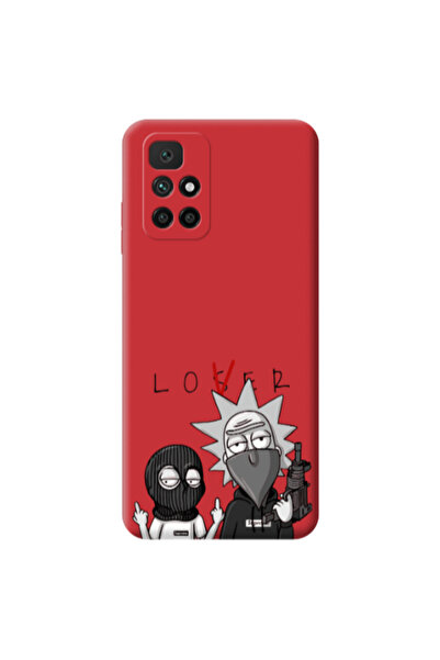 Other Xiaomi Redmi 10 2022 Rick Loser Red Colored Silicone TPU Θήκη