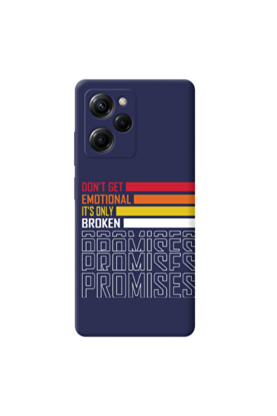 Other Xiaomi Poco X5 Pro Dont Get Emotional Dark blue Colored Silicone TPU Θήκη