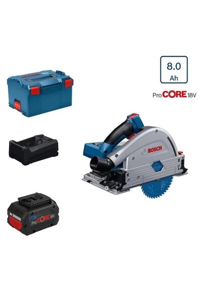 Bosch GKT 18V-52 GC 1x8 Ah Procore 18V Akülü Daldırmalı Testere L-Boxx