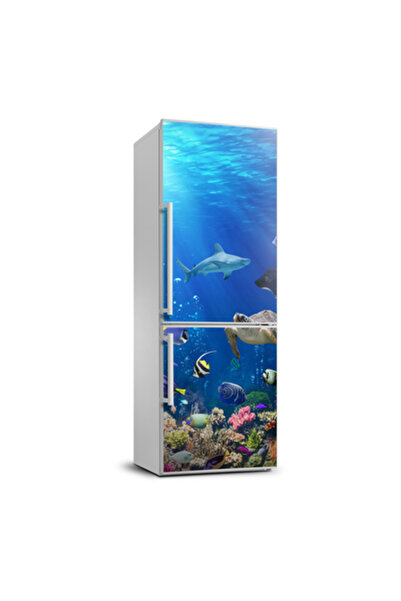Decormat Autocolant pe frigider recif de corali 60 x 180 cm