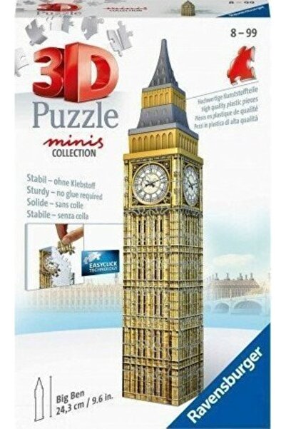 RAVENSBURGER Μίνι 3D Παζλ Μπιγκ Μπεν (11246)