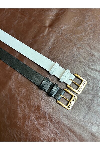 LİA KEMER 2-Pack Lend Lia Model Buckle Jacket Belt Dress Belt Trouser Belt