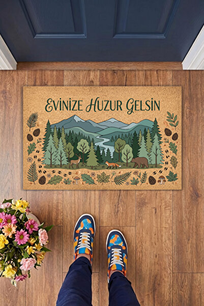 Charmbi Let Peace Come to Your Home Door Mat 40X60 Digital Printed Modern Dec...