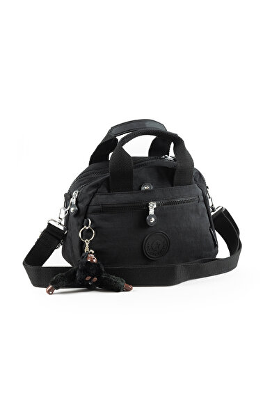 İMAKS Crinkle Waterproof Lightweight Fabric Women's Multi-Compartment Crossbo...
