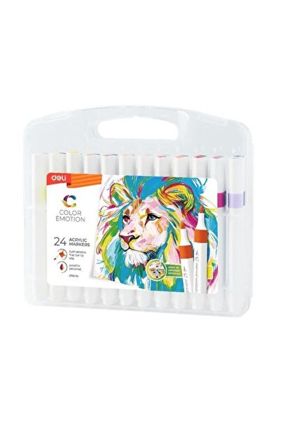 OEM Σετ Μαρκαδόρων Σχεδίου Deli Color Emotion 24 Ακρυλικά Χρώματα (231.741994)