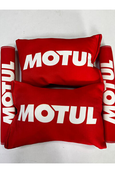 şimika tuning tuningmarketim KIRMIZI MOTUL İKİLİ YASTIK VE KEMER KILIFI SETİ