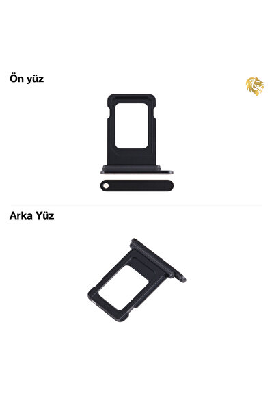 ARSKİNG İphone 15 Pro Sim İç Yuvası Tekli Siyah Sim yuvası sim tepsisi sim ap...