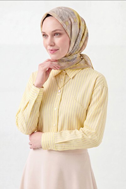 Silk Home Soft Eşarp Authentic Sarı