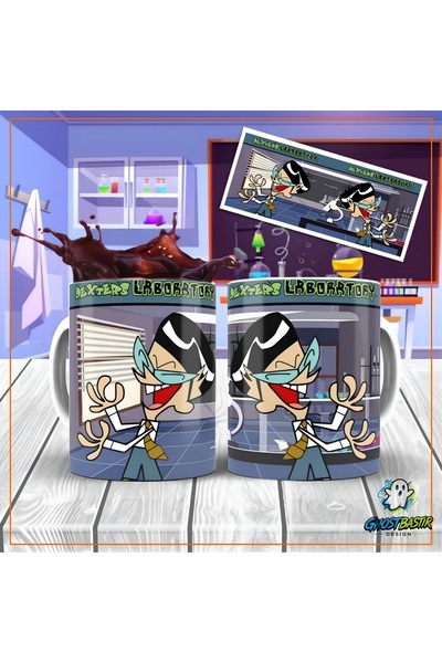 Ghostbastır Design Dexter's Laboratory Mug |   Single Piece K0198