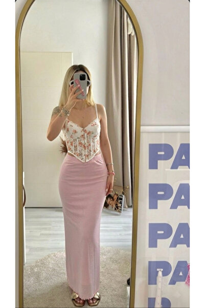 Genel Markalar Çiçekli korset büstiyer