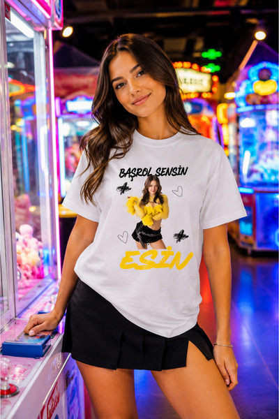 MASİON VESSAİRE Manifest Kızları Baskılı Çocuk Yazlık Beyaz T-shirt Pamuklu