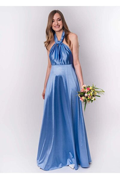 Ethera Rochie Domnisoare de Onoare Convertibila, Lunga din Satin