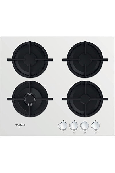 Whirlpool AKT 625/WH, Gaz, 7800w, 4 zone de gatit, 59cm, Alb
