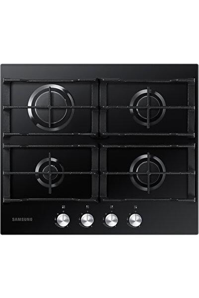 Samsung NA64H3000AK/L1 4 arzatoare, Gratare de fonta, 60 cm, Sticla neagra