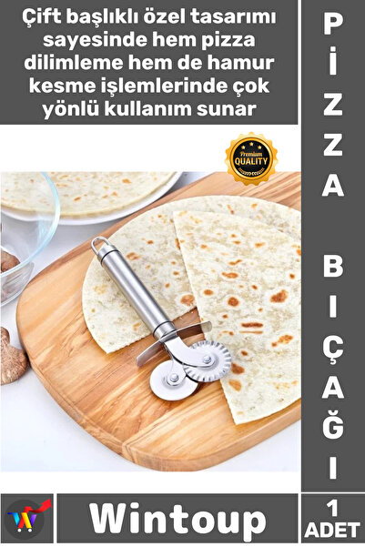 Wintoup # Knife Stainless Steel Professional Kitchen Cutter Dough Cutting Too...