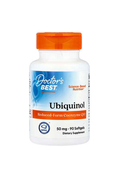 Doctor's Best , Ubiquinol with Kaneka Q+® Coenzyme Q10 50 mg, 90 Softgels