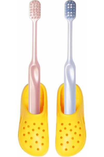 Arabest 2-Piece Wall-Mounted Toothbrush Holder,Multi-Functional Storage,Drill...