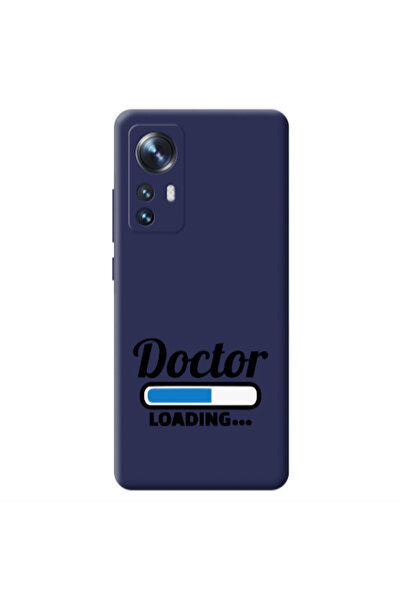 Other Xiaomi Mi 12 Doctor Loading Dark blue Colored Silicone TPU Θήκη