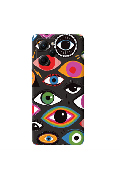 Other Xiaomi Poco X5 Pro Colorful eyes Black Colored Silicone TPU Θήκη