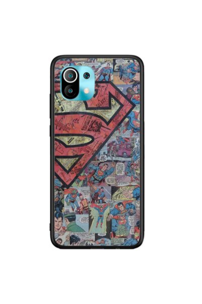 Other Xiaomi Mi 11 Lite Superman galaxy Black Glossy Θήκη