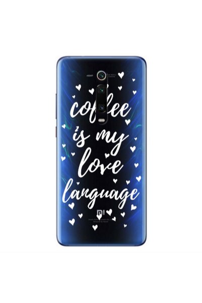 Other Xiaomi Mi 9T Coffe is my love language Transparent Silicone TPU Θήκη