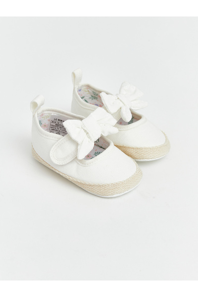 LC Waikiki Bow Detailed Baby Girls' Pre-Walking Shoes