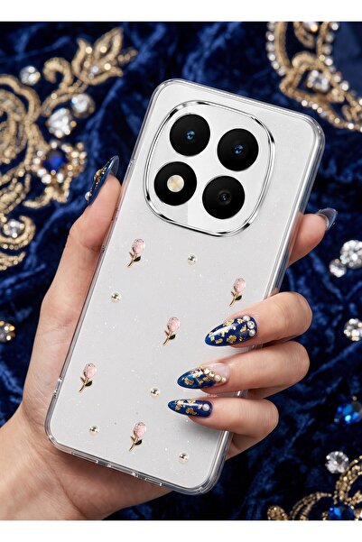 AKSEFİZZ Redmi Note 15 Pro Plus 5G - Poco M8 Pro Kılıf Zarif Mini Figür Desen...