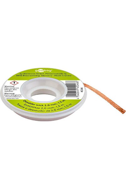 goobay Πλεξούδα αποκόλλησης χαλκού 2.0mm 1.5m 45246