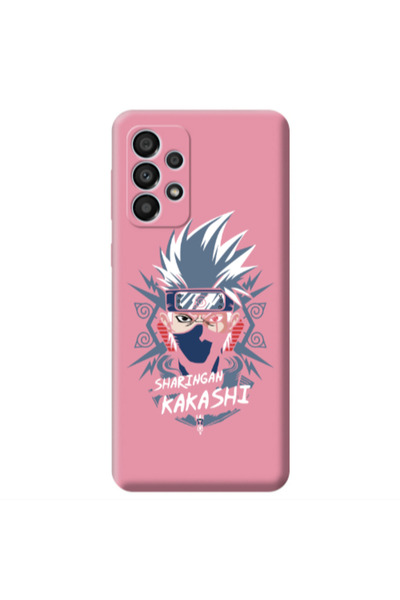 Other Samsung A53 Anime Mangoo Pink Colored Silicone TPU Θήκη