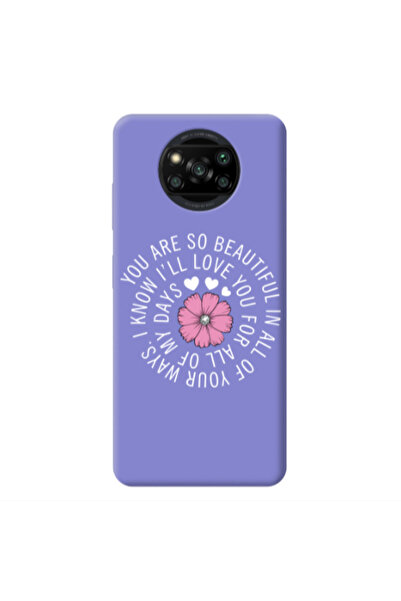 Other Xiaomi Poco X3 /X3 Pro Your Ways Purple Colored Silicone TPU Θήκη