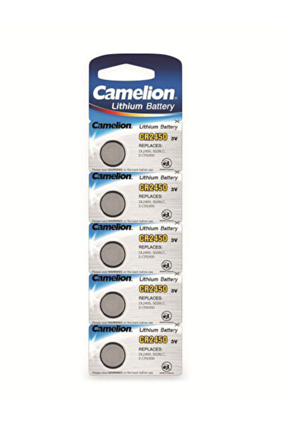 CAMELİON Μπαταρία ρολογιού λιθίου CR2450 3V 5 τεμάχια