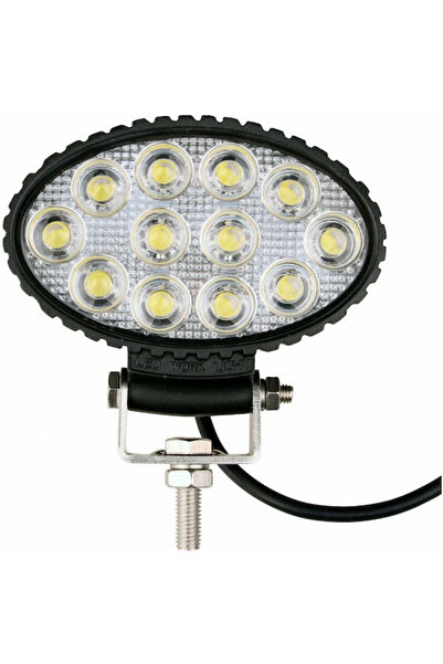 M-TECH Roundς Headlights Car LED Universal 10 - 30V 36W 13.7cm 1pcs Code: WLO15