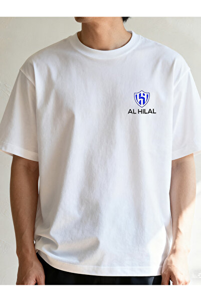 SAUDI Men and Women's 100% Cotton T-Shirt - Oversized Crew Neck Short Sleeve ...