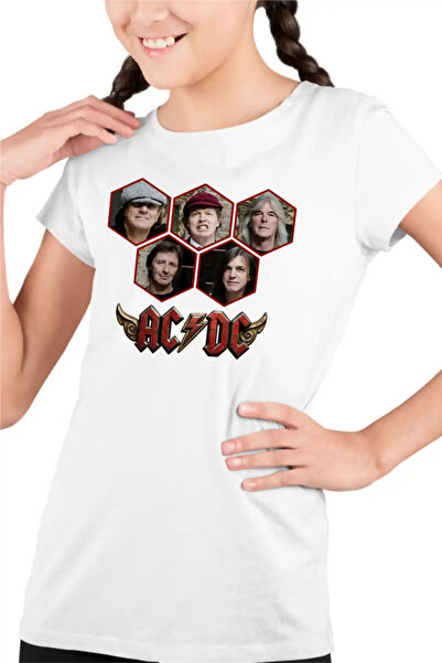 OEM Tricou Copii Fete ACDC Rock Vibe ACDC Merch