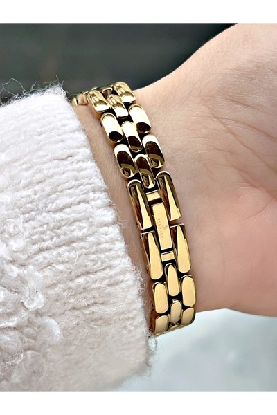 Essence Special Design Gold Color Steel Cord Women Wrist Watch Es6983Mr
