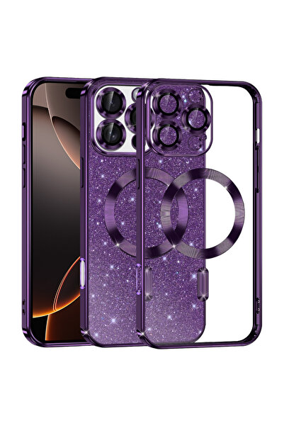 Techsuit Θήκη iPhone 16 Pro, Πολυτελής με Γκλίτερ, MagSafe, Αντικραδασμική Πρ...
