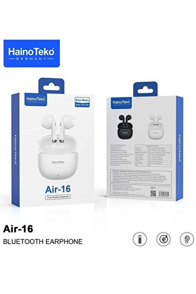 HAINOTEKO Haino Teko Wireless AIR-16 In-Ear Bluetooth Earphone Free Cover Wit...