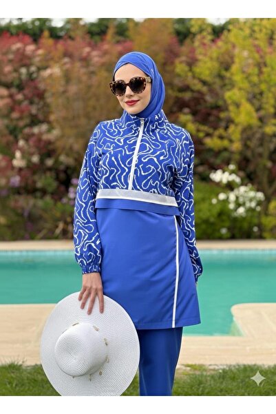 Moodbasic FİLE DETAYLI BİYELİ TESETTÜR MAYO